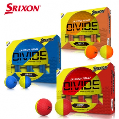 스릭슨 Q-STAR DIVIDE 골프볼