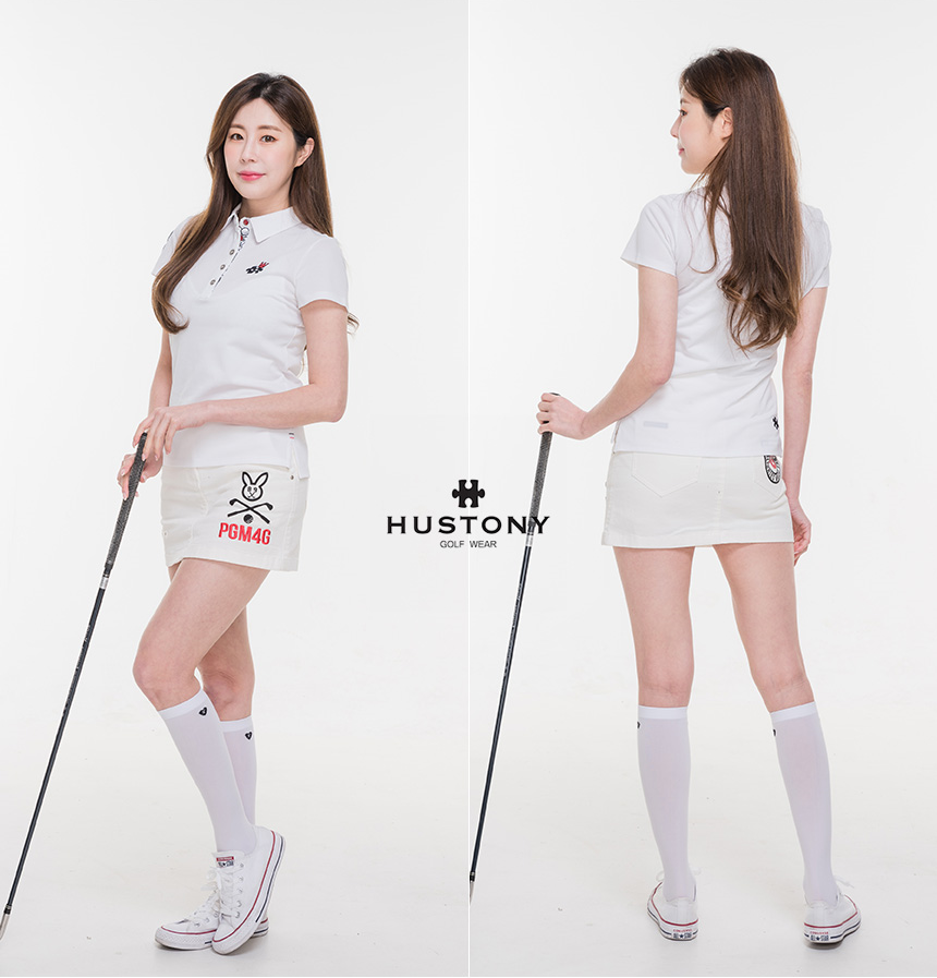 휴스토니 하트 냉감 니삭스