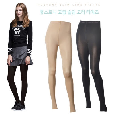 휴스토니 고급 슬림 고리 타이즈(봄,가을용)