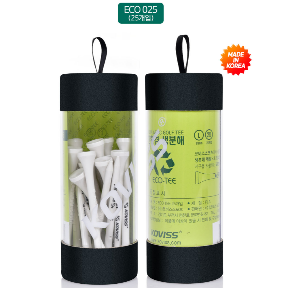 코비스 에코티 ECO 친환경 골프티 025 25개입