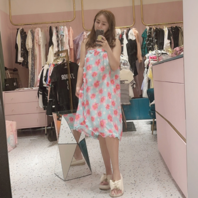 휴스토니 P 블루 스모킹 샤워가운